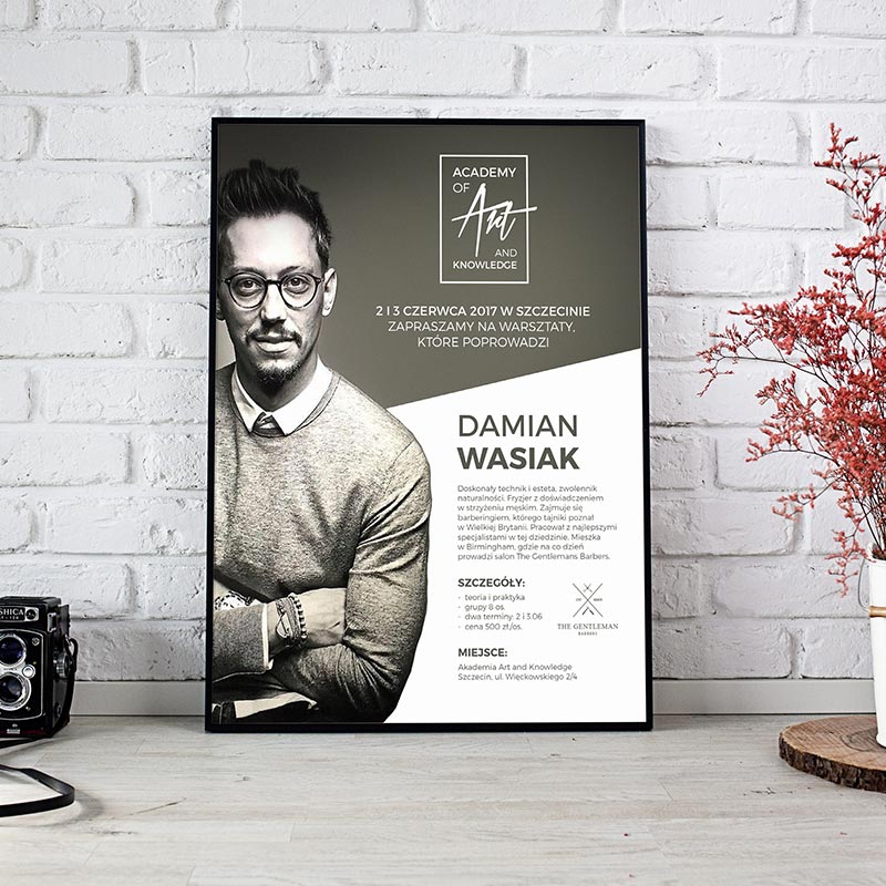 Plakat Academy of Art and Konowledge